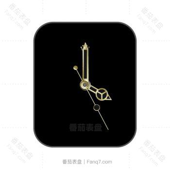 劳力士ROLEX极简黑金表盘.clock