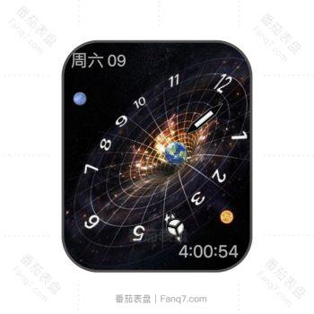 TimeSpace3卫星网地球火星土星冥王星运动轨迹动态表盘.clock