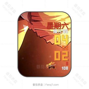 Zenitsu Sleeping Attack鬼灭之刃日本动漫动态表盘.clock