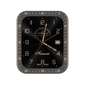 ZenoWatch芝诺黑色金简约表盘.clock