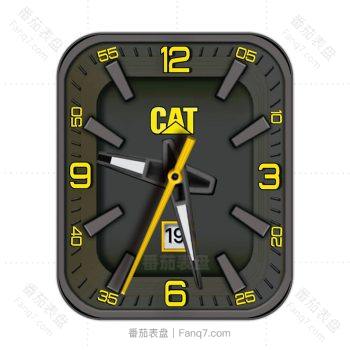 特彼勒NNJ CAT Special Ops灰黄简约表盘.clock