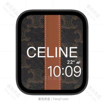 CELINE思琳牛皮质感苹果手表系统图片壁纸表盘.watchface