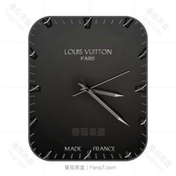 LOUIS VUITTON路易斯威登黑色极简表盘.clock
