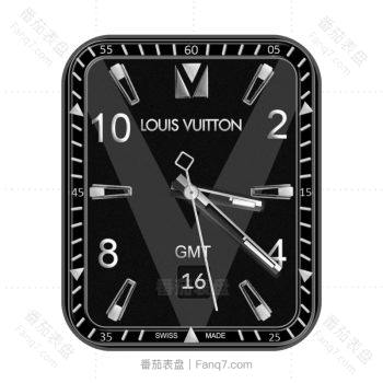 LOUIS VUITTON路易斯威登黑白表盘.clock