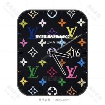 LOUIS VUITTON路易斯威登彩色logo表盘.clock