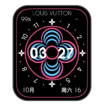LOUIS VUITTON路易斯威登小丑鼻子表盘.clock