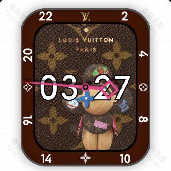 LOUIS VUITTON路易斯威登饼干人表盘.clock