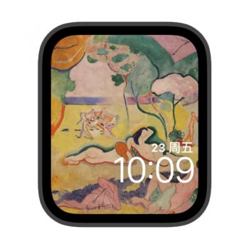 生活的欢乐马蒂斯苹果iwatch壁纸表盘.watchface