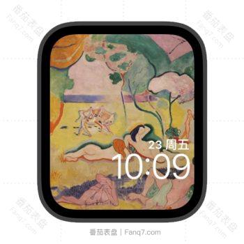 生活的欢乐马蒂斯苹果iwatch壁纸表盘.watchface