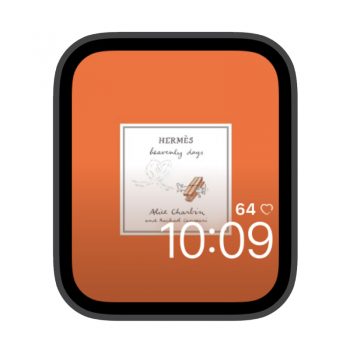 hermes爱马仕信封面苹果iwatch壁纸表盘.watchface
