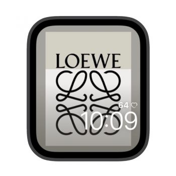 LOWEW罗意威灰白苹果iwatch壁纸表盘.watchface