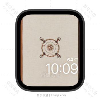 纸质圆环苹果iwatch壁纸表盘.watchface