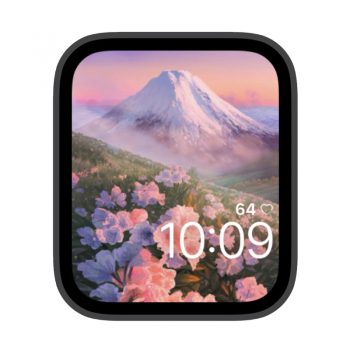 富士山花海苹果iwatch壁纸表盘.watchface