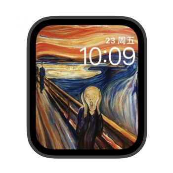 呐喊油画苹果iwatch壁纸表盘.watchface
