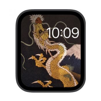 高级三爪蟒王金龙苹果iwatch壁纸表盘.watchface