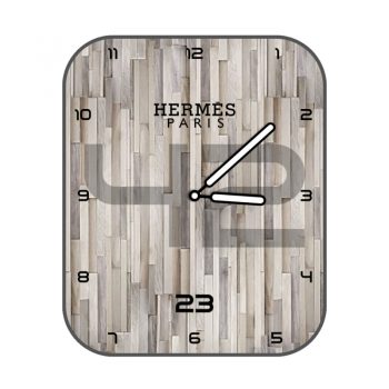 爱马仕Hermes白桦木质简约表盘.clock