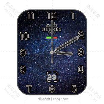 爱马仕Herme星空深蓝表盘.clock