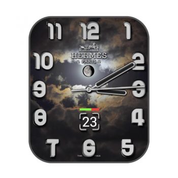 爱马仕Herme夜晚月光云朵表盘.clock