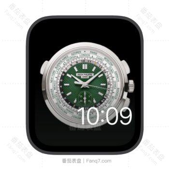 百达翡丽PATEK PHILIPPE世界时间圆环苹果iwatch壁纸表盘.watchface