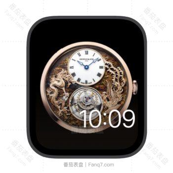 亚诺Arnold & Son豆沙龙飞凤舞苹果iwatch壁纸表盘.watchface