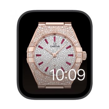 欧米茄omega满天星钻石苹果iwatch壁纸表盘.watchface