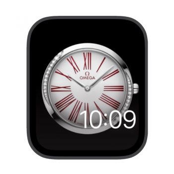 omega欧米茄简约罗马数字苹果iwatch壁纸表盘.watchface