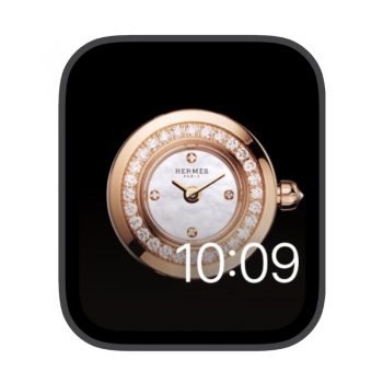 Hermes爱马仕奢金镶玉石苹果iwatch壁纸表盘.watchface