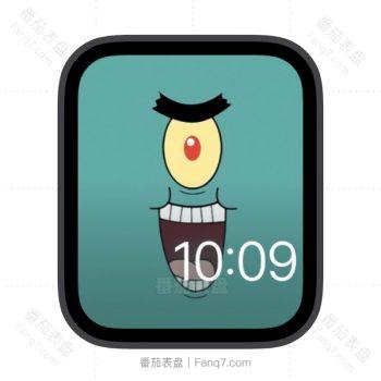 海绵宝宝皮老板苹果iwatch壁纸表盘.watchface