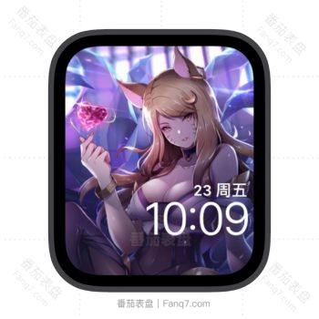 英雄联盟游戏人物妲己苹果iwatch壁纸表盘.watchface