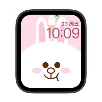 可妮兔苹果iwatch壁纸表盘.watchface