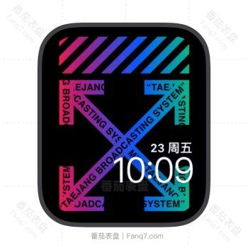 潮流logo苹果iwatch壁纸表盘.watchface