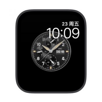 IWC万国苹果iwatch壁纸表盘.watchface
