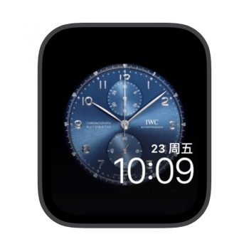 iwc万国苹果iwatch壁纸表盘.watchface