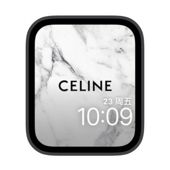 celine思琳大理石纹理白苹果iwatch壁纸表盘.watchface