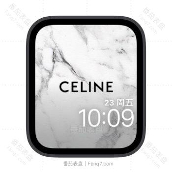 celine思琳大理石纹理白苹果iwatch壁纸表盘.watchface