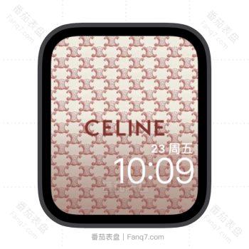 celine思琳红米黄双月苹果iwatch壁纸表盘.watchface