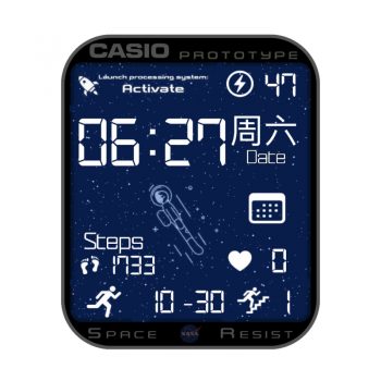 蓝色星空新太空人表盘.clock