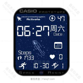 蓝色星空新太空人表盘.clock