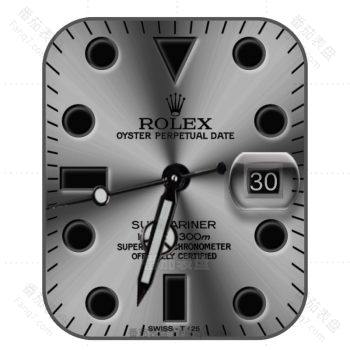 劳力士ROLEX奶奶灰渐变表盘.clock
