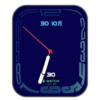 S7独占表盘Continuum蓝色apple动态版.clock