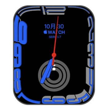 S7独占表盘Continuum黑底深蓝色apple动态版.clock