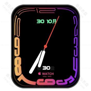 watch S7独占Continuum 表盘黑底彩色动态版.clock