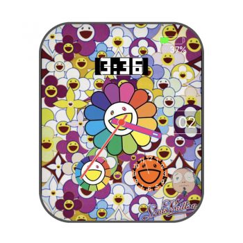 村上隆花朵艺术表盘.clock