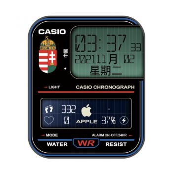 卡西欧CASIOG匈牙利表盘.clock