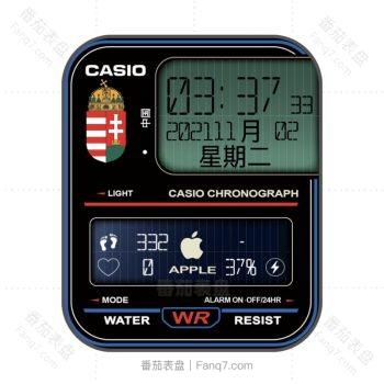 卡西欧CASIOG匈牙利表盘.clock