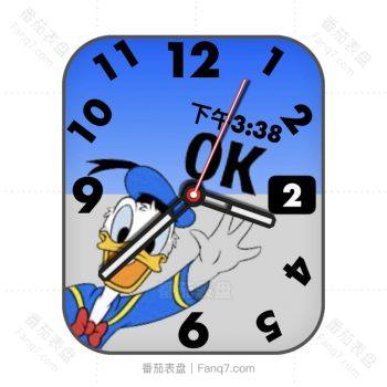 Yours opinionDisneyCollection迪士尼唐老鸭表盘.clock