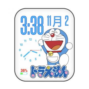 哆啦a梦Doraemon by salvoilrosso机械猫表盘.clock