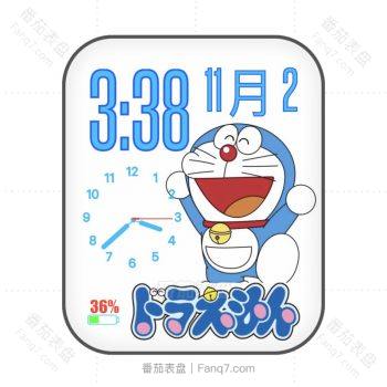 哆啦a梦Doraemon by salvoilrosso机械猫表盘.clock