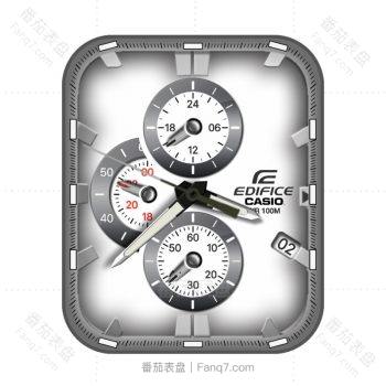 卡西欧CASIOG白灰表盘.clock