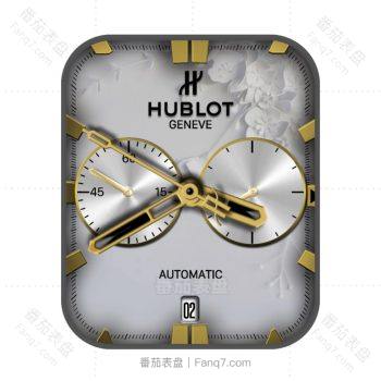 HUBLTO宇舶灰白花瓣高级表盘.clock